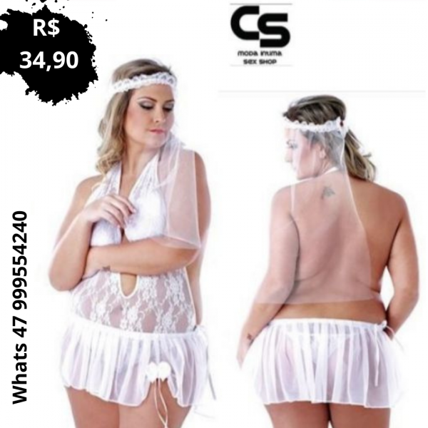 Fantasia Plus Size Noiva - SEXY FANTASY